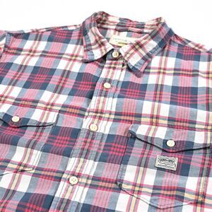 Denim & Supply Ralph Lauren Shirt Mens Large Plaid Button Up Lightweight